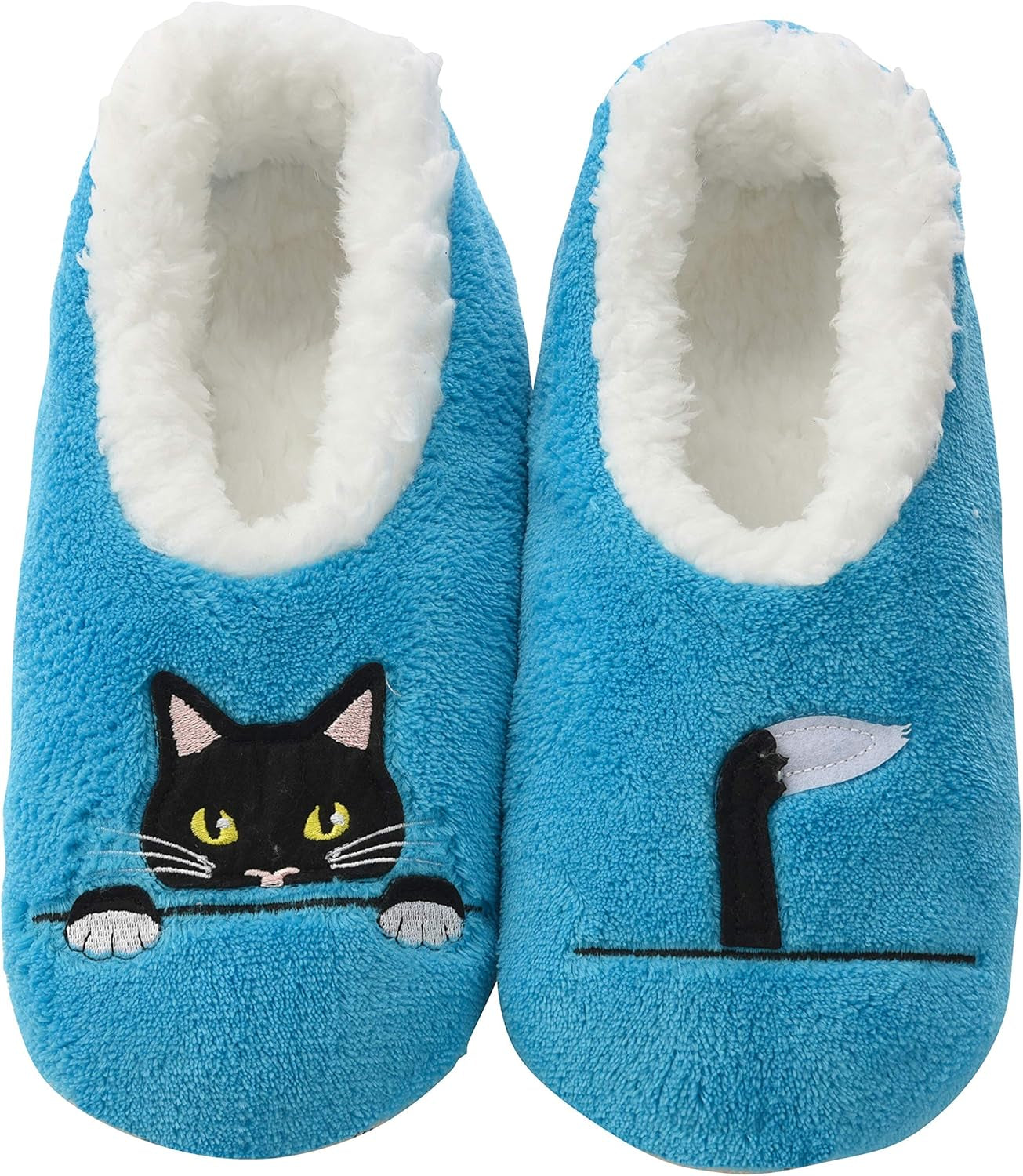Pairable Slipper Socks - Non-Slip Fuzzy Cat Slippers for Women