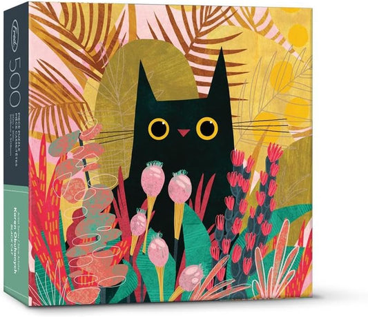 FRED Black CAT by Karen Obuhanych, 500 Piece Puzzle